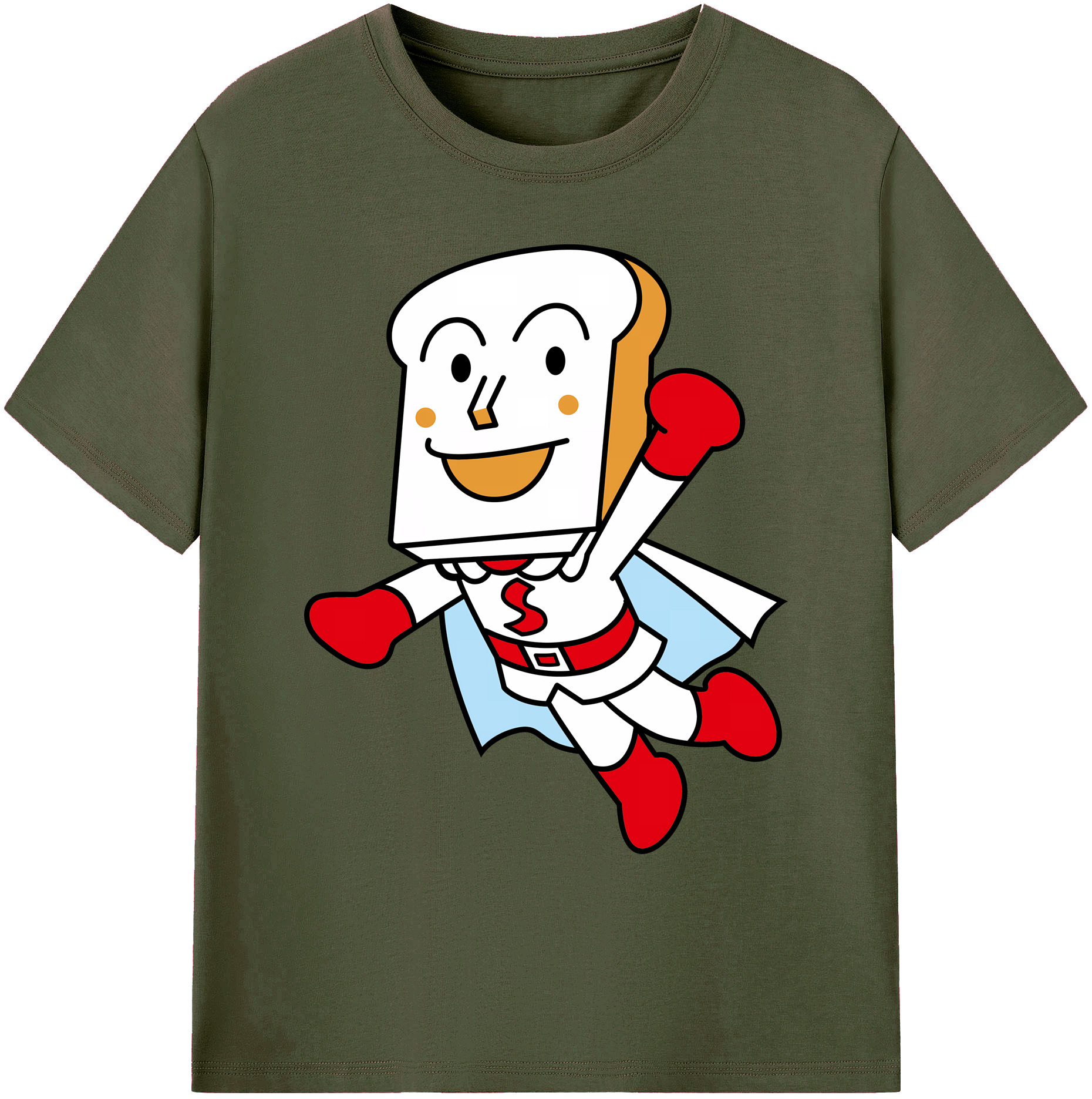 （画像用） アンパンマン Anpanman 綿100％ メンズ半袖Tシャツ｜肌触りやわらか＆通気性